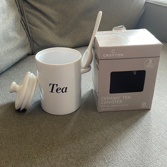 Crofton Kitchen Crofton Ceramic Tea Canister With Ceramic Spoon Aldi Poshmark